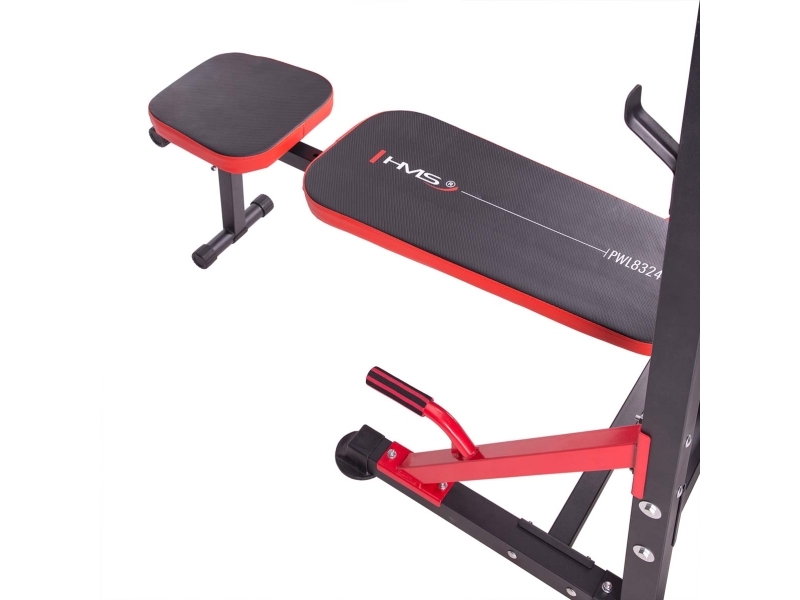 HMS træningsbænk PWL8324 justerbar vægttræningsbænk
