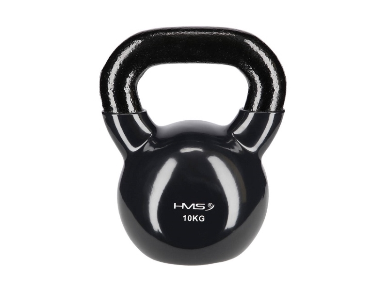 Vinyl Kettlebell 10 Kg Sort Hms Knv10