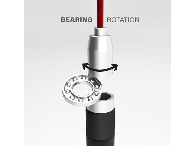 Hurtigt sjippetov sort og rødt HMS SK60 | Sport & Träning - Sportutrustning - Träningsredskap | GameStuff