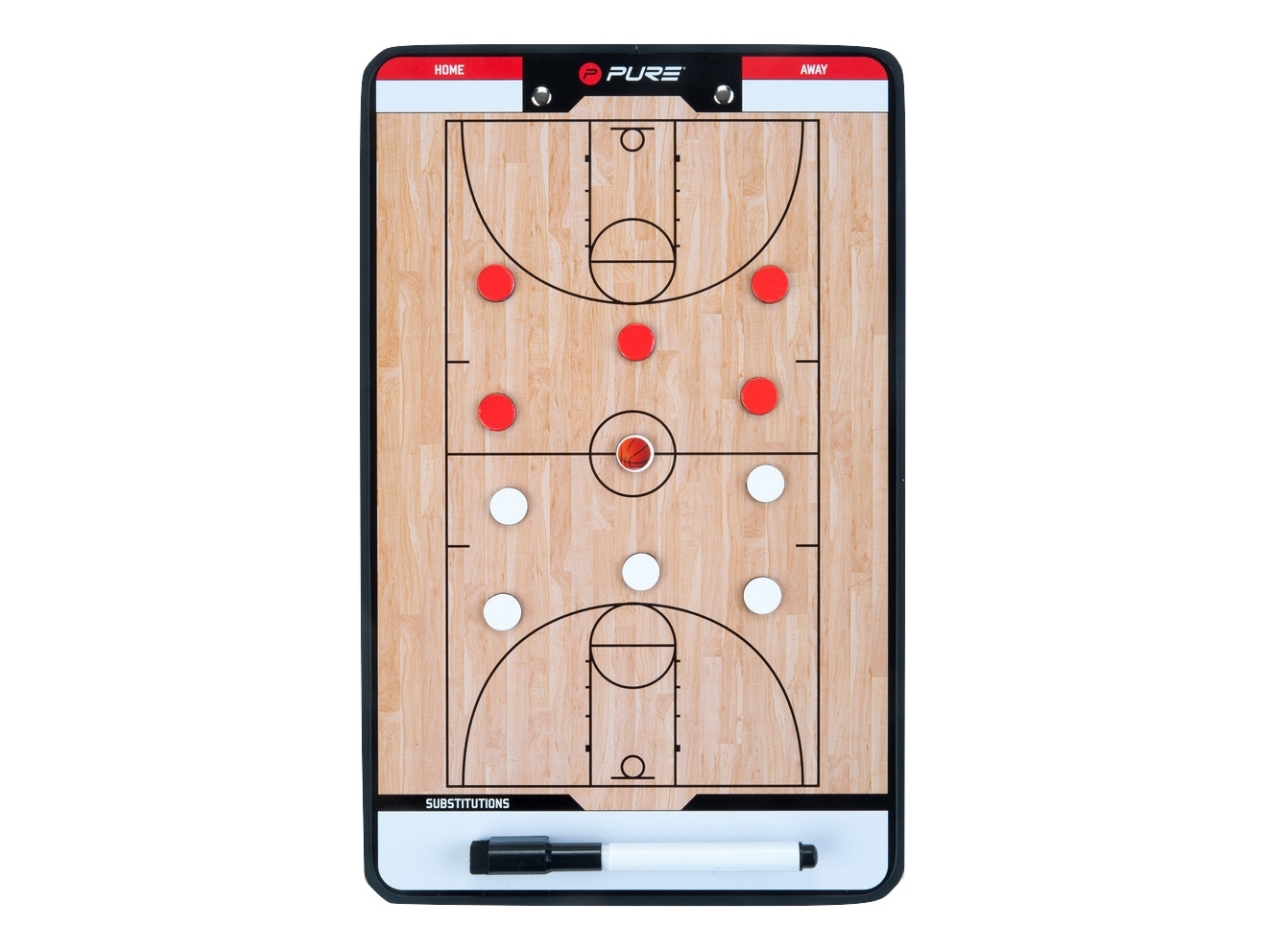 Pure2improve Basketball Trainingsboard, Magnetisk taktiktavla, Basket, Plast, CE | Sport & Träning - Sportutrustning - Fotboll | GameStuff
