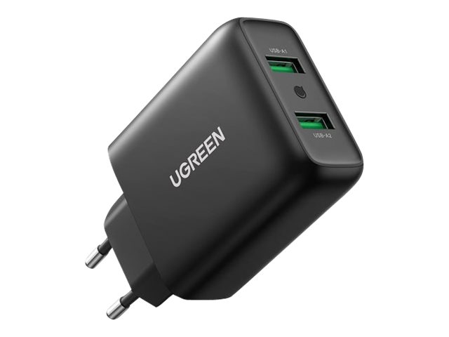 Ugreen 10216, Indoor, Ac, 12 V, Schwarz