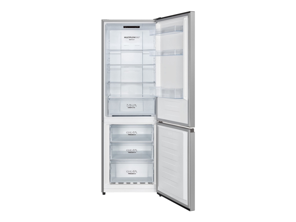 Gorenje Nrk6182ps4 - Køleskab/Fryser - Bund-Fryser - Bredde: 59.5 Cm - Dybde: 59 Cm - Højde: 178.5 Cm - 292 Liter - Klasse E - Grå