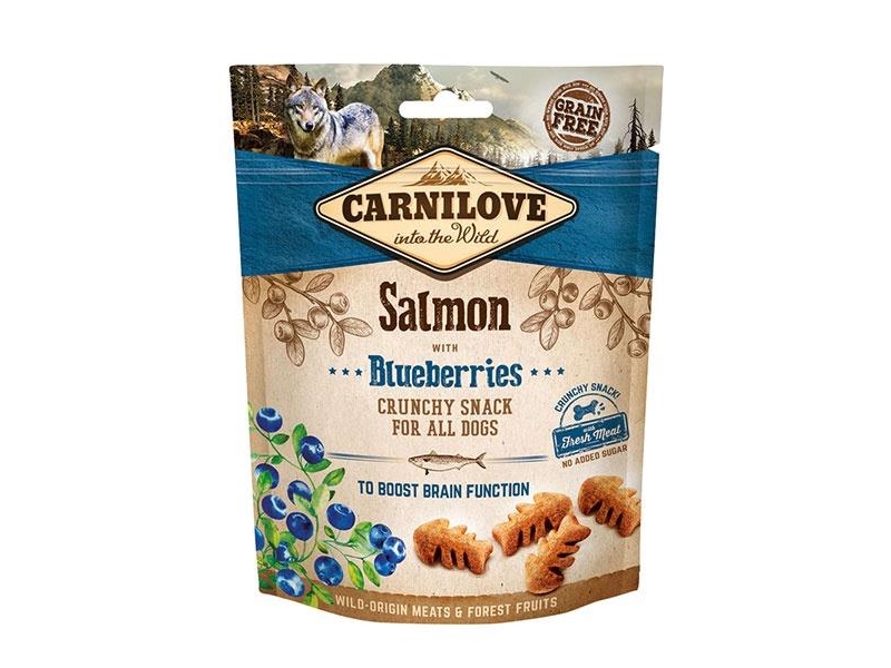 Carnilove hundgodis Fresh Crunchy lax + blåbär 200 g | Sällskapsdjur - Hund - Hundgodis | GameStuff