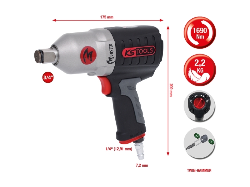 KS Tools 515.3785, 2,2 kg