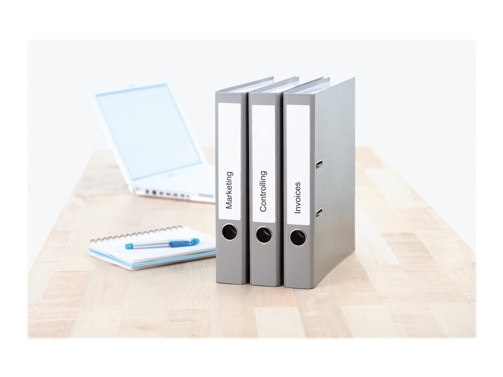 HERMA Special - Papper - matt - permanent självhäftande - vit - 192 x 38 mm 70 etikett (er) (10 ark x 7) ogenomskinliga pärmetiketter | Papper & Emballage - Taggar - Manuell Vit | GameStuff