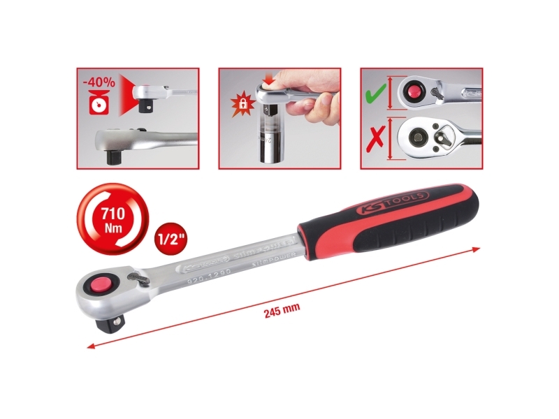 Ks Tools 920.1290, Chrom-Vanadium-Stahl, 72 Stück(E), Din 3120, Iso 1174, Din 3122, Iso 3315, 1 Stück(E), 356 G
