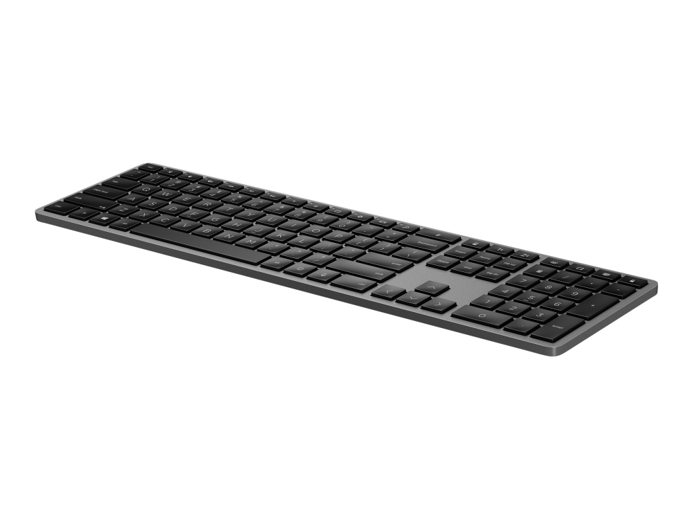 Hp Dual Mode 975 - Tastatur - Bagbelyst - Trådløs - Bluetooth - Qwerty - Engelsk