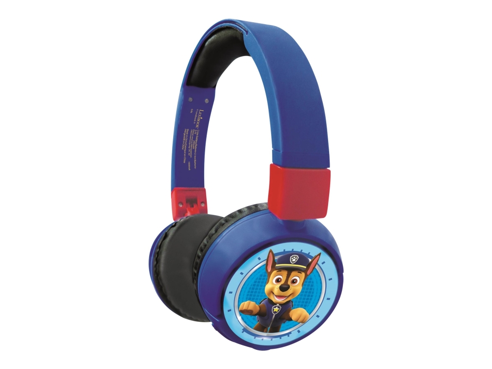 Lexibook Psi Patrol Foldbare 2-I-1 Bluetooth-Hovedtelefoner