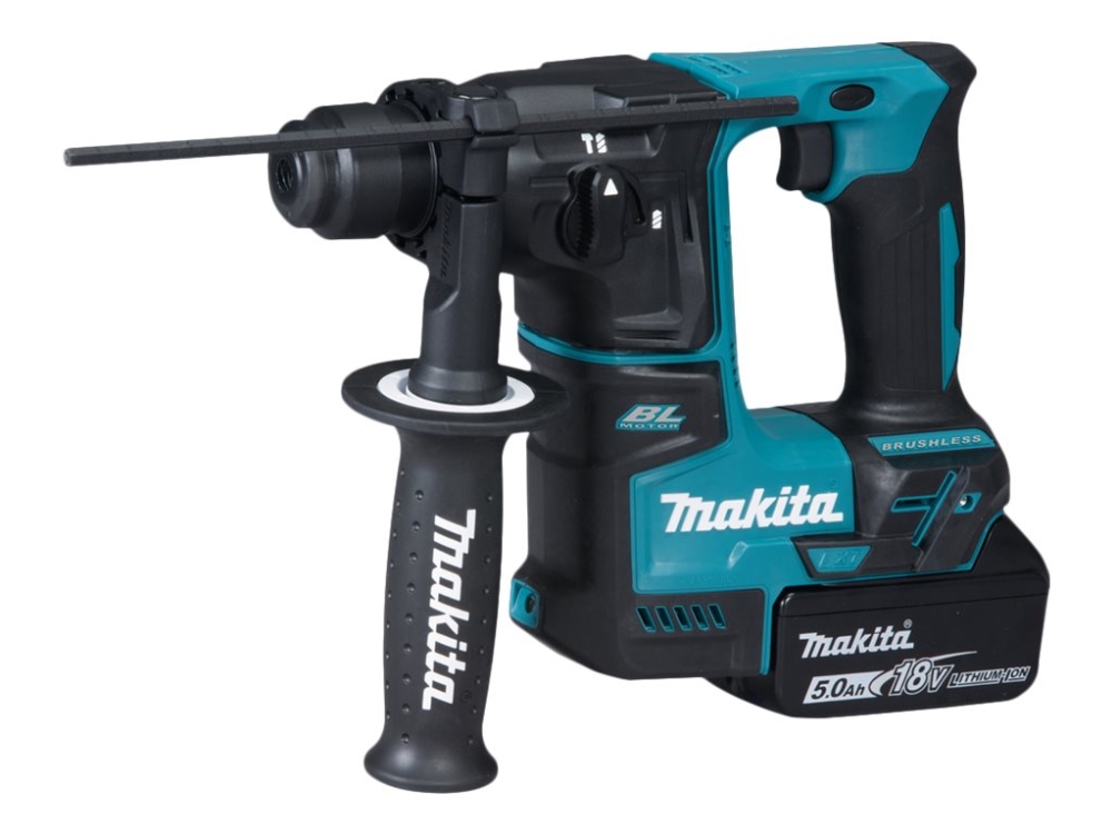 Makita Dhr171 - Roterende Hammer - Ledningfri - 2 Tilstande - Sds-Plus - 1.2 Joule - 2 Batterier - 18 V