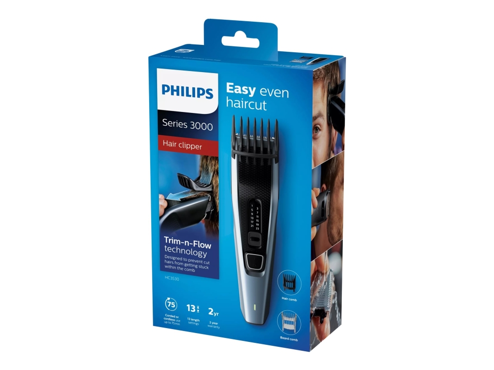 Philips Hairclipper Series 3000 Hc3530 - Hårklipper - Trådløs