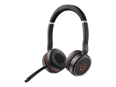 Jabra Evolve 75 Se Ms Stereo - Headset - På Øret - Bluetooth - Trådløs - Aktiv Støjfjerning - Usb - Certified For Microsoft Teams - For Link 380A Ms