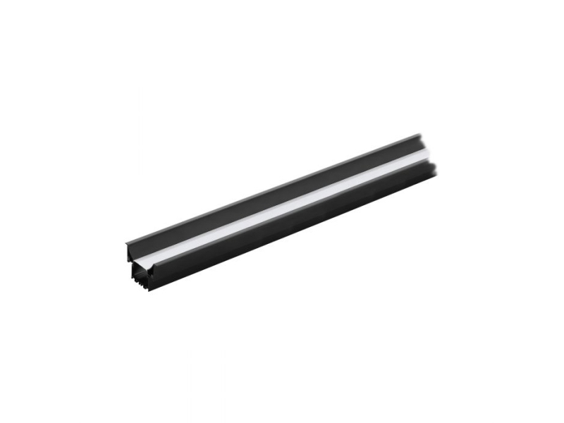 Eglo Profil Indbyg. Dyb Diffuser Opal 1M Sort
