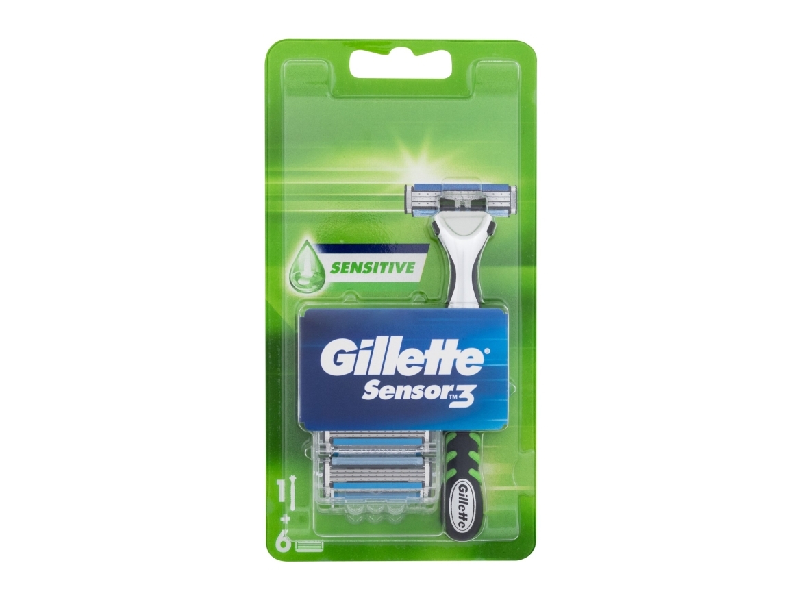 Gillette Sensor 3 Handle And 6 Blades