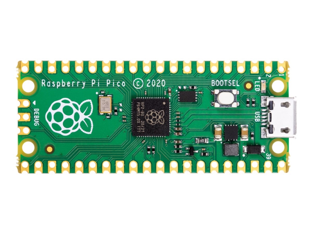 Raspberry Pi Pico - Udviklingstavle - Raspberry Pi RP2040 / 133 MHz - RAM 264 KB - Blitz 2 MB