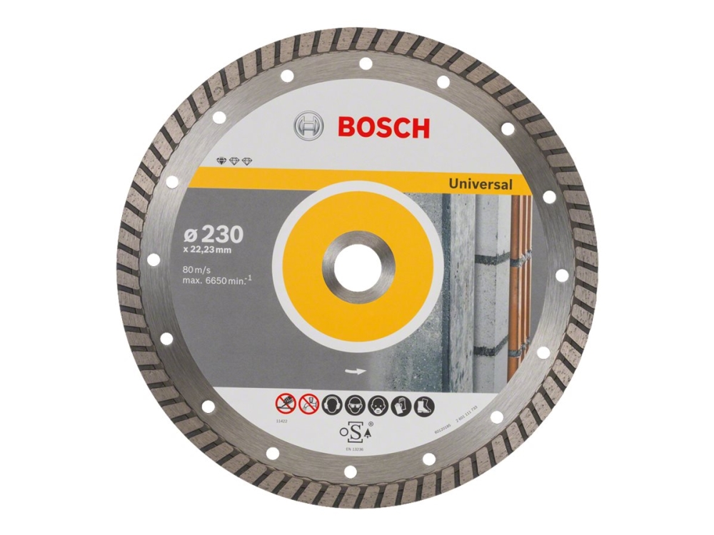 Bosch 2 608 602 397, Schneidedisk, Universal, Bosch, 2,22 Cm, 23 Cm, 2,5 Mm