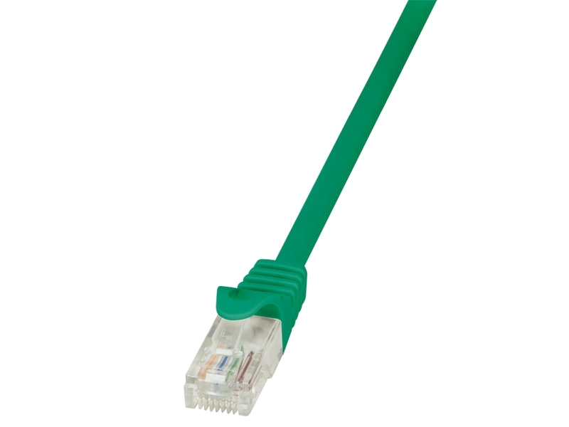 Logilink 0.25M Cat.5E U/Utp, 0,25 M, Cat5e, U/Utp (Utp), Rj-45, Rj-45, Grün