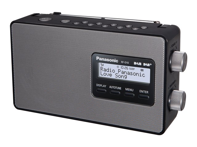 Panasonic Rf-D10, Persönlich, Digital, Dab, Dab+, Fm, 87,5 - 108 Mhz, 2 W, Flach