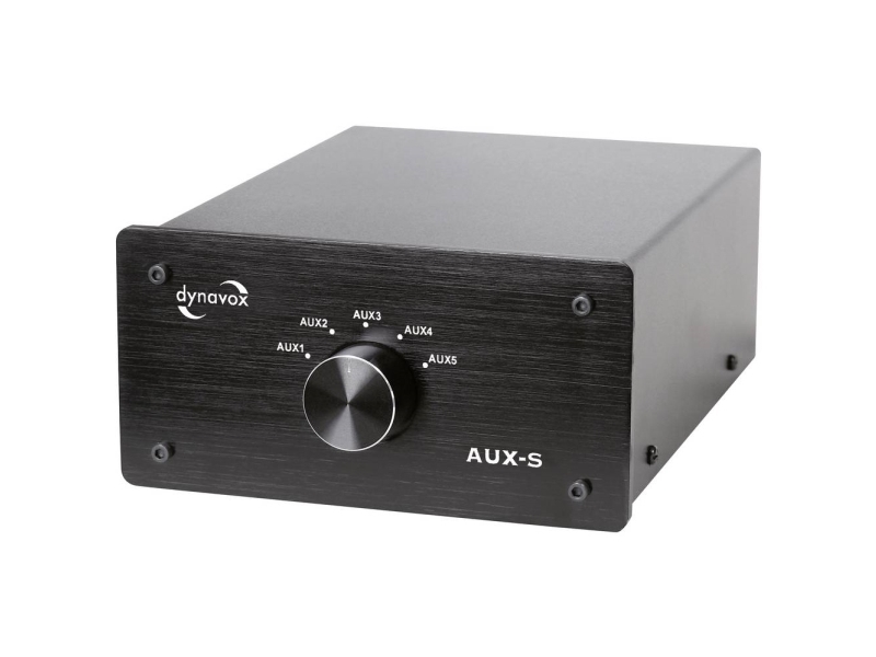 Dynavox AUX-S Cinch-audio-omskifter Sort | TV, Ljud & Bild - Högtalare - Högtalartillbehör | GameStuff