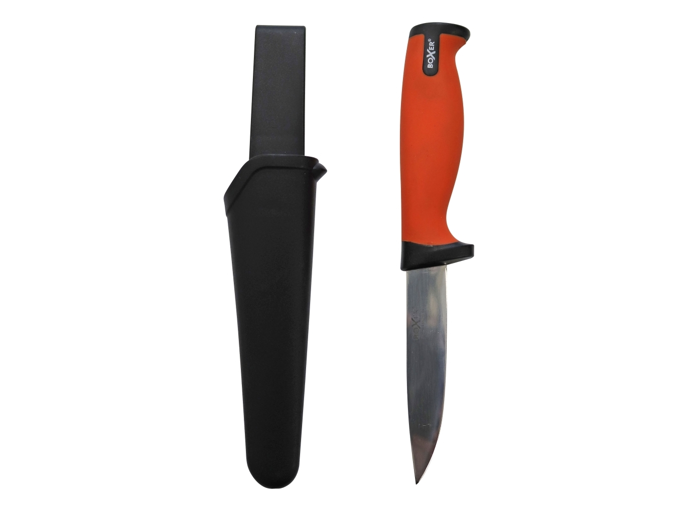 Boxer Anglermesser Mit Scheide 100 Mm Rostfrei