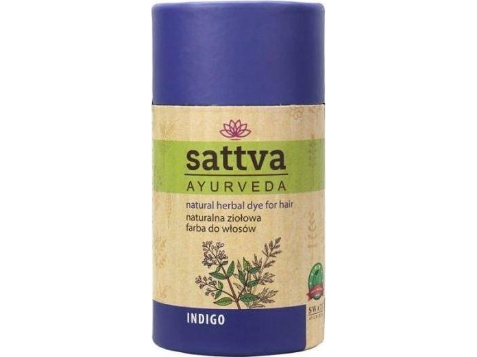 Sattva_Natural Herbal Dye For Hair Natural Herbal Hair Dye Indigo 150G