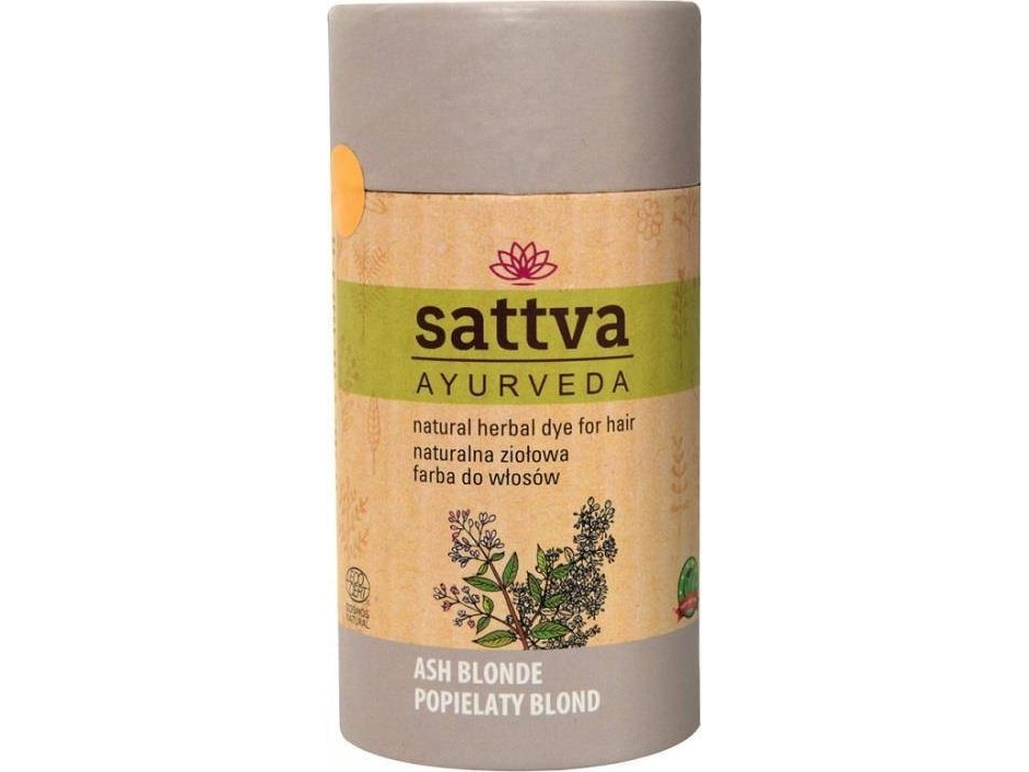 Sattva_Natural Herbal Dye For Hair Natural Herbal Hair Dye Ash Blonde 150G