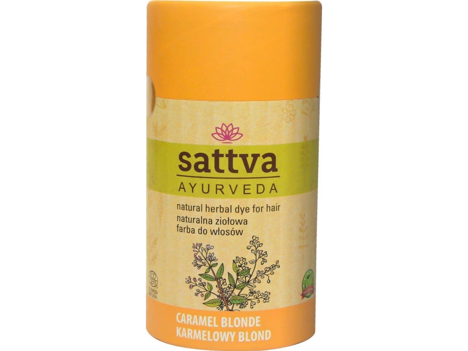 Sattva_Natural Herbal Dye For Hair Natural Herbal Hair Dye Caramel Blonde 150G