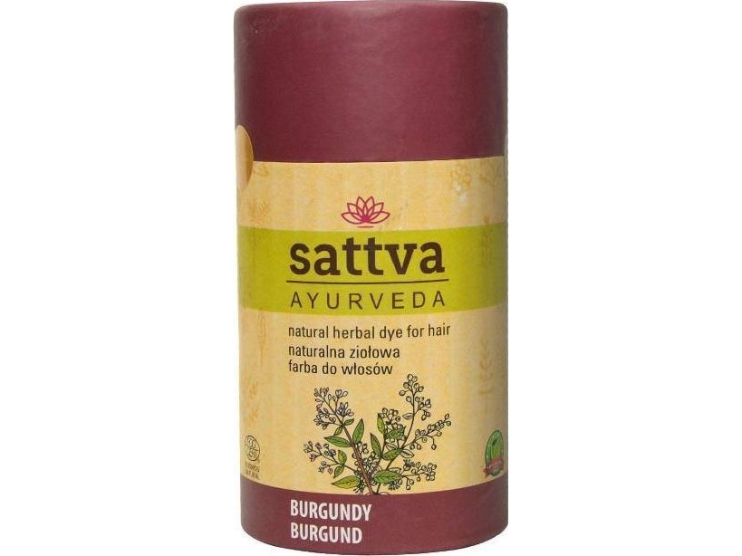 Sattva_Natural Herbal Dye For Hair Natural Herbal Hair Dye Burgundy 150G