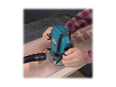 Makita RP0900 - Handöverfräs för håltagning - 900 W - spännhylsor 6 mm, 8 mm | Elverktyg - Prof. Elverktyg 230V - Handöverfräs | GameStuff