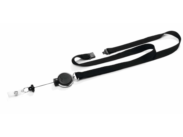 DURABLE Halssnor med yoyo nøglering EXTRA STRONG