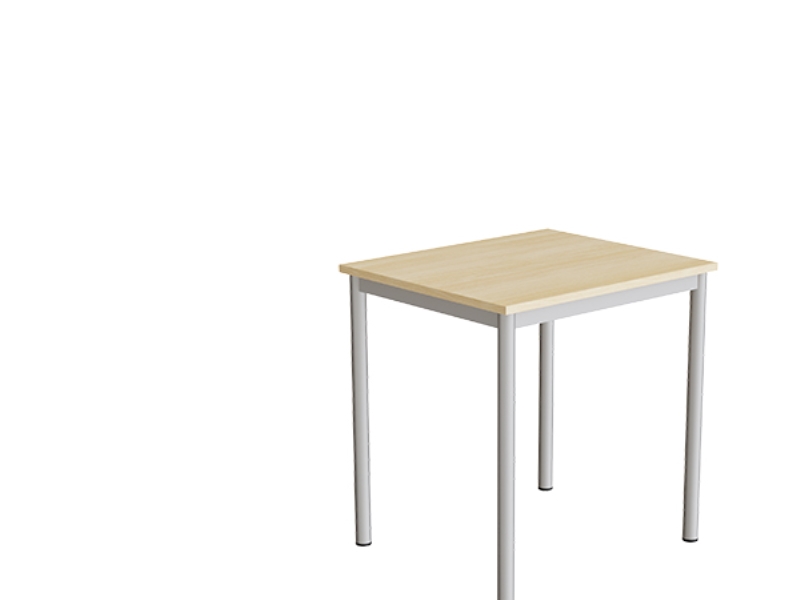 Pöytä Combi 200, 700x600 mm Korkeus 900 mm Ääntä vaimentava koivulaminaatti valkoisella rungolla