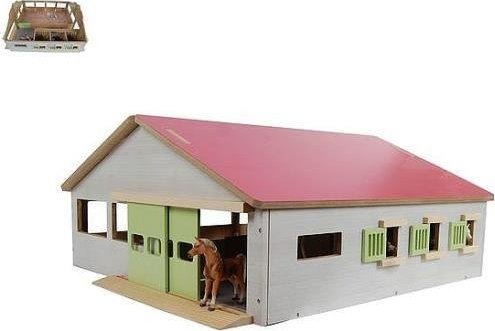 Hipo Stud Farm-Figur Med Tre Båse Og Bane 1:32 62X56x26cm 610271