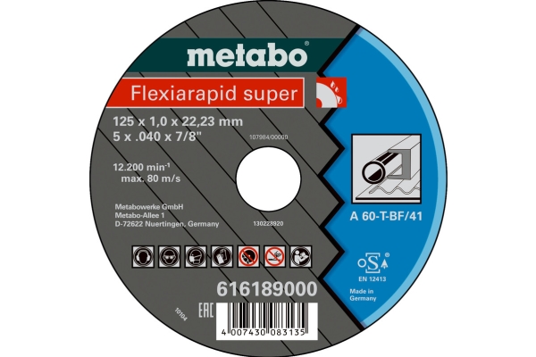 Metabo 616191000, levyleikkuri, Putki, Profiili, Pelti, 11,5 cm, Metabo, 2,22 cm, 1,6 mm