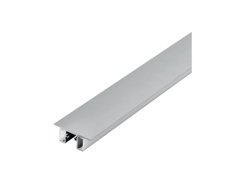 Eglo Surface Profile, Profil, Decke/Wand, Aluminium, Satinierter Stahl, Aluminium, Kunststoff, 1000 Mm, 18 Mm