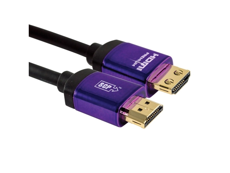 Scp 990Uhdv-20, 6 M, Hdmi Typ A (Standard), Hdmi Typ A (Standard), 4096 X 2160 Pixel, 3D, Schwarz, Violett