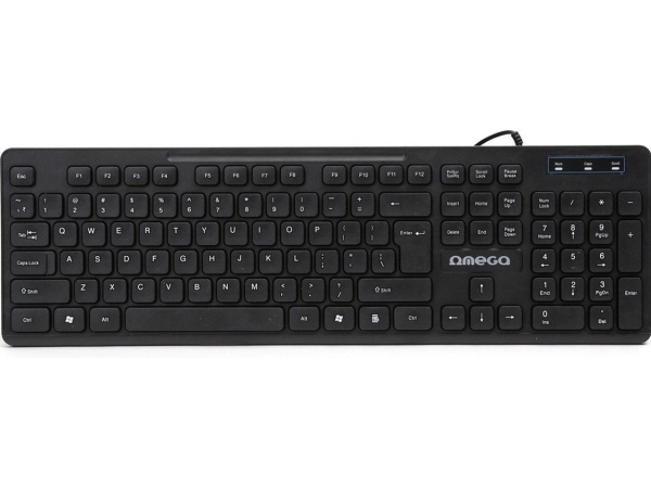Omega Keyboard Usb Wired Black Keyboard [45687]