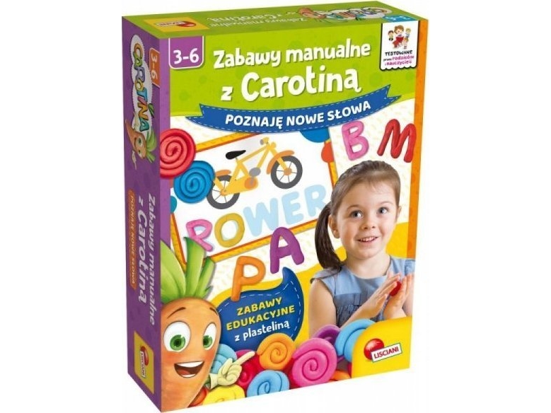 Lisciani Lisciani Carotina Zabawy Manualne Z Carotiną - Słówka