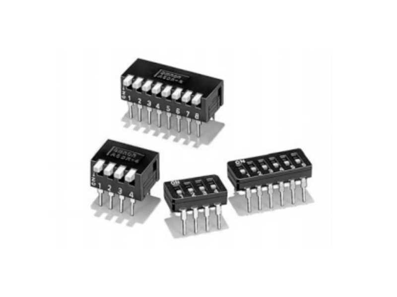 Omron A6dr-8100 Dip-Schalter, Polzahl 8, Tht, 1 Stk, Beutel