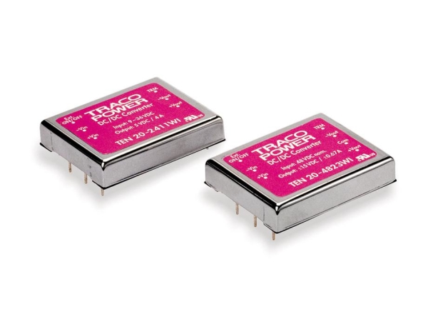 Traco Power TEN 20-2422WI, 25,4 mm, 10,2 mm, 50,8 mm, 30 g, 20 W, 9-36 V | DC - DC | GameStuff