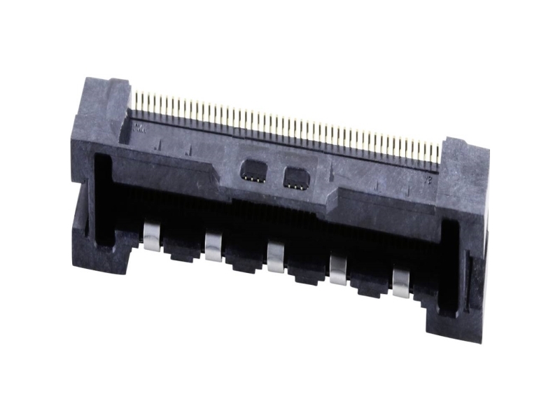 Molex Indbygningsbøsningsliste (standard) Samlet antal poler 50 Rastermål: 0.5 mm 5017865091 1 stk Tape on Full reel