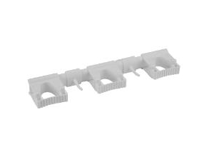 Wandaufhänger Vikan Flexibel Weiß, 5 Stück/Packung