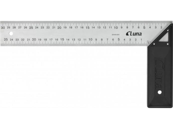 Luna vinkelbeslag i aluminium Luna ALU 300