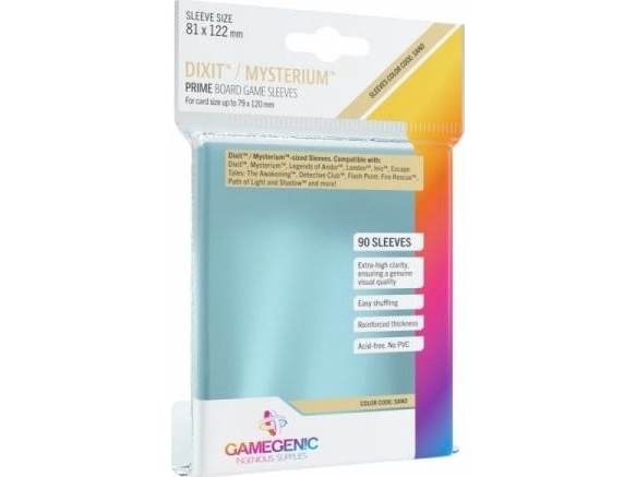 GameGenic PRIME Dixit Sleeves 81x122 mm | Leksaker - Spel - Brädspel tillbehör | GameStuff