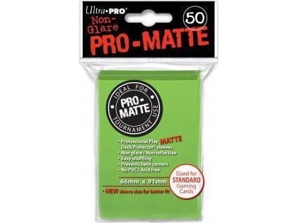 Ultra-Pro Ultra-Pro Deck Protector - Pro-Matte Non-Glare Lime Green (Lindgrün) 50 Stück.