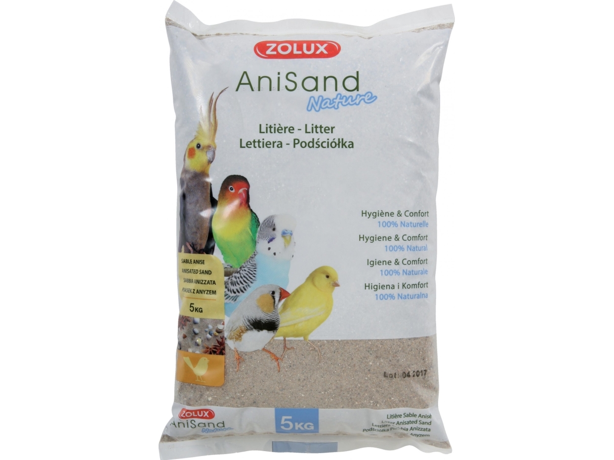 Zolux Anisand Nature Bird Sand 5 Kg