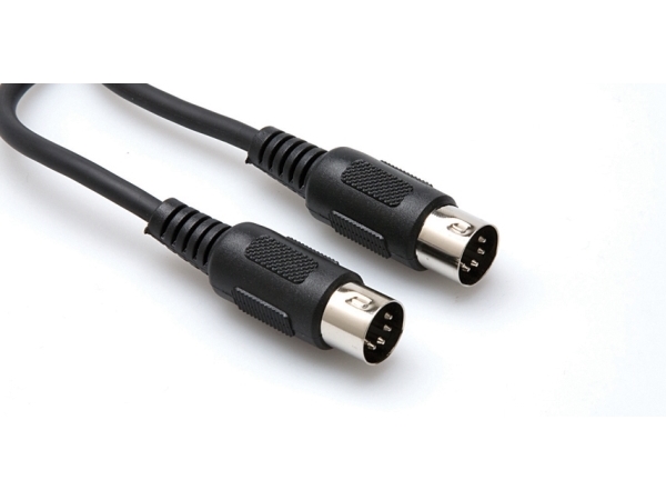 Hosa Technology 5-Pin Din/5-Pin Din, Männlich, Männlich, 3,05 M, Schwarz