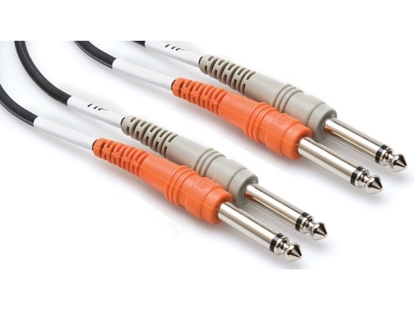 Hosa Cpp 202 - Audiokabel - Monostik Han Til Monostik Han - 2 M - Sort