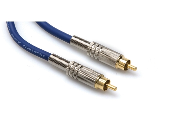 Hosa Dra-503 - Digital Lydkabel (Koaksial) - Spdif - Rca Han Til Rca Han - 3 M - Dobbelt Afskærmet Koaksial