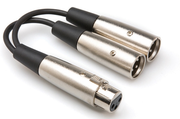 Hosa Technology Xlr/2X Xlr, Xlr (3-Pin), Männlich, Xlr (3-Pin), Weiblich, Silber
