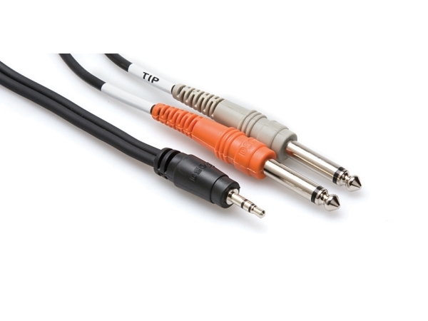 Hosa Cmp-153 - Audiokabel - Mini-Phone Stereo 3.5 Mm Han Til Monostik Han - 91 Cm