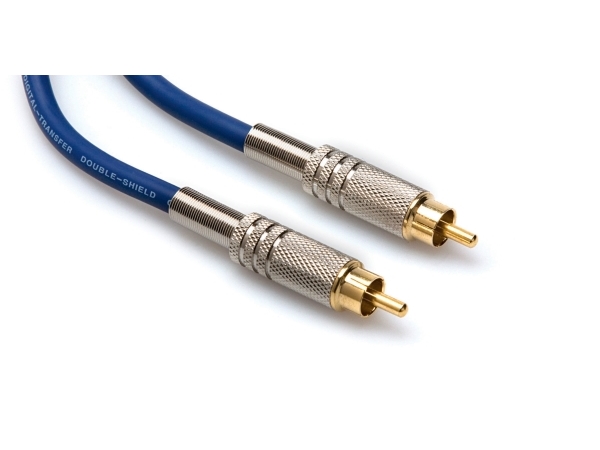 Hosa Technology Dra-501 Koaxial Kabel Rg-59/U 1 M Rca Blå